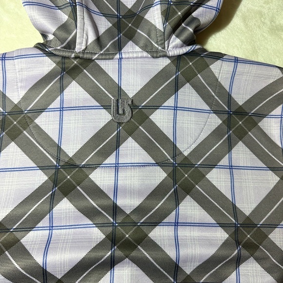 Burton Dryride Womens Jacket Size Medium Lavender Plaid Full Zip Hoodie - Picture 2 of 6